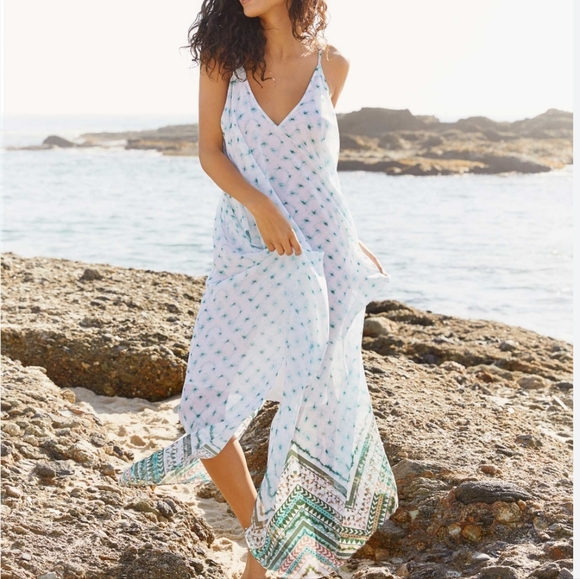 Lauren Conrad Beach Shop Swim Cover/Maxi Dress Size S EUC - Picture 2 of 10